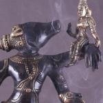 Varaha Lakshmi Brass Idol - 17.5" Antique Finish Avatar of Lord Vishnu | Divine Protector of Earth Statue | Jaipurio